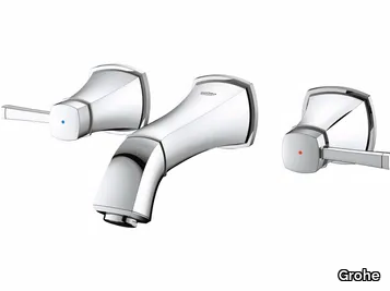 GRANDERA - SIZE S - 3 hole wall-mounted washbasin tap _ Grohe