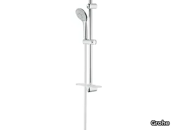 EUPHORIA 110 CHAMPAGNE - Chromed brass shower wallbar with hand shower _ Grohe