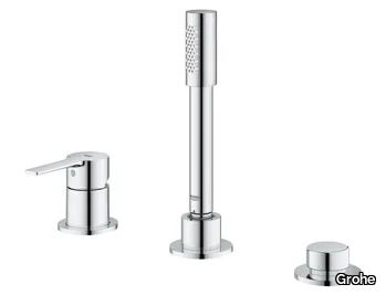 LINEARE NEW - 3 hole bathtub mixer with hand shower _ Grohe