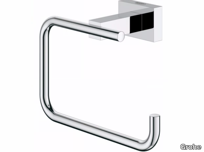 ESSENTIALS CUBE - Metal toilet roll holder _ Grohe