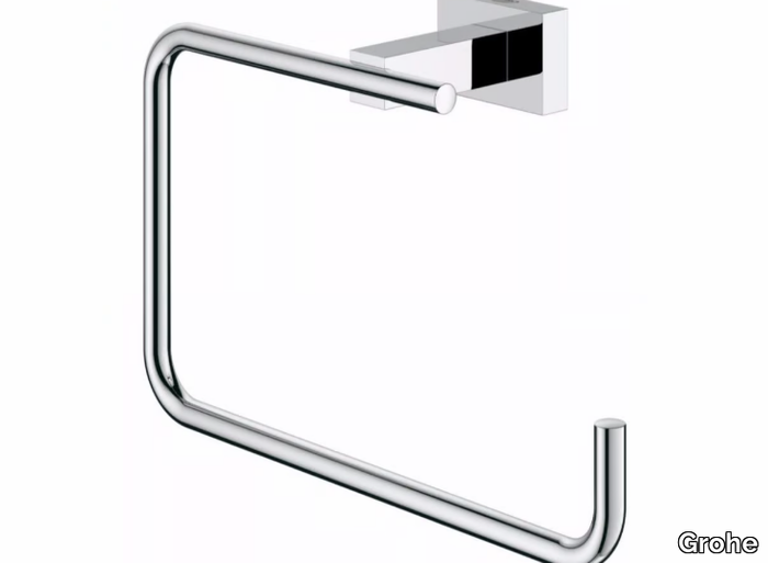 ESSENTIALS CUBE - Metal towel ring _ Grohe