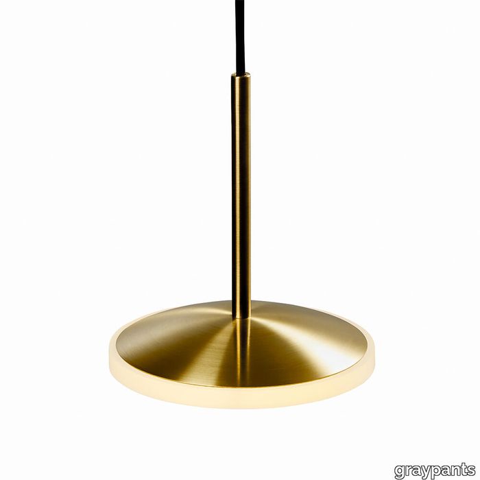 Dish6h Pendant Brass