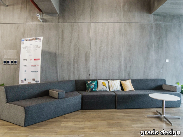 MODO - Sectional fabric sofa _ grado design