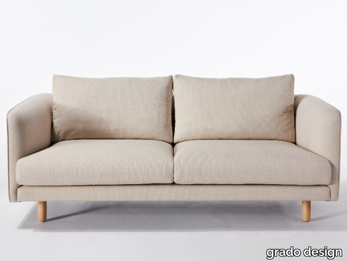 NOMI - 2 seater fabric sofa _ grado design