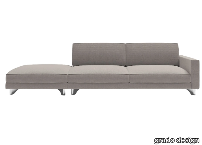 PENT - 2 seater sectional fabric sofa _ grado design