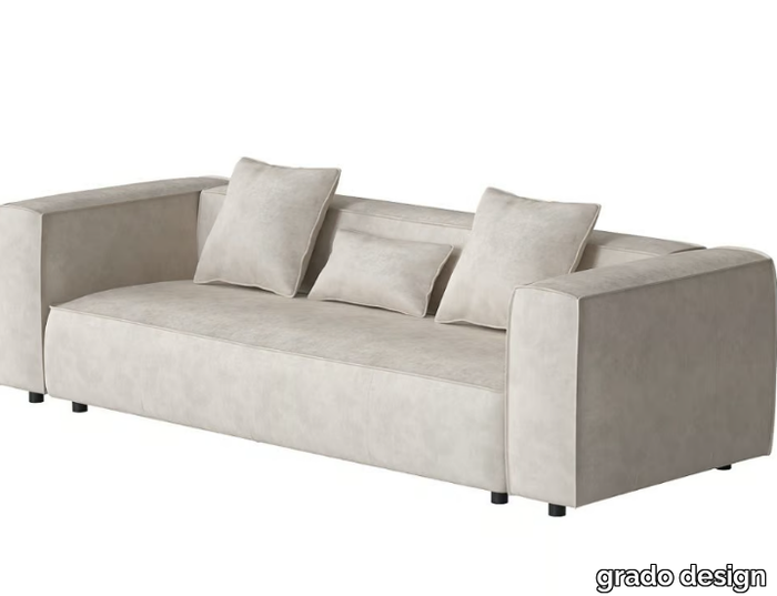 BUTTER - 4 seater leather sofa _ grado design