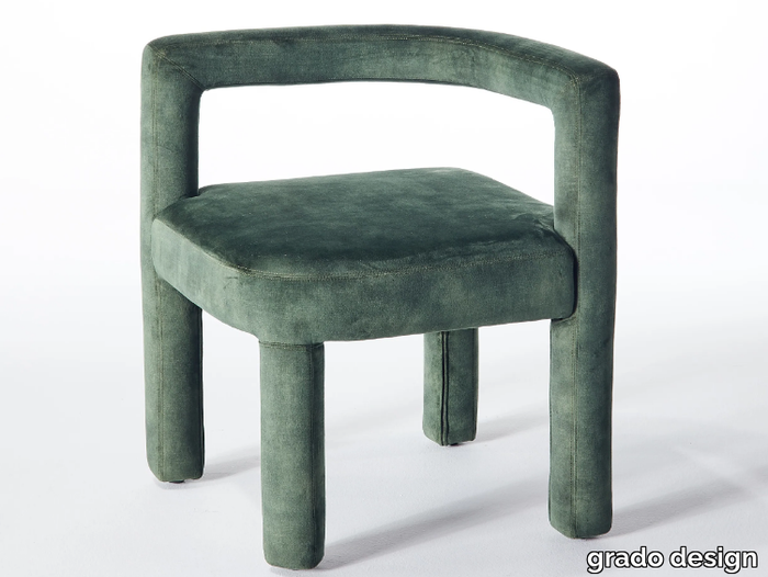 MATE - Upholstered chair _ grado design