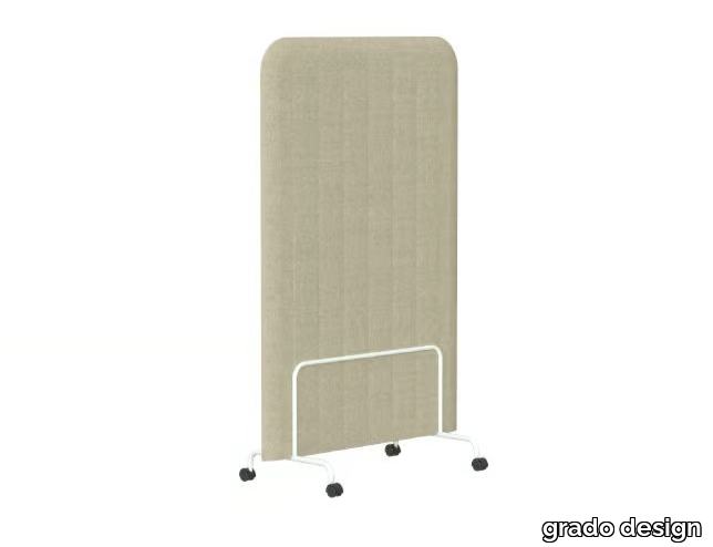 COSY - Freestanding fabric office screen with casters _ grado design