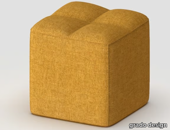 CUBE - Upholstered pouf _ grado design