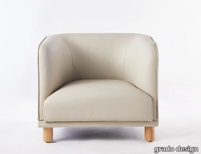 MART KID - Leather Kids armchair _ grado design