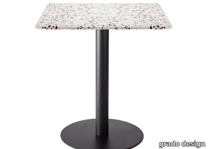 NOUGAT - Square terrazzo table _ grado design