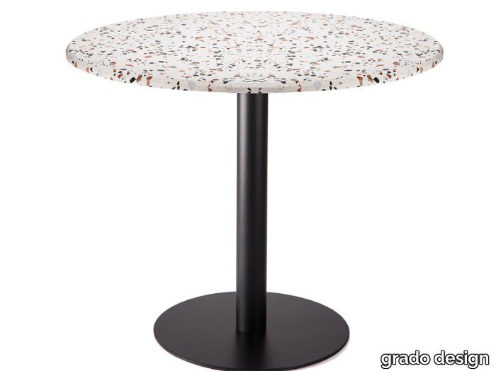 NOUGAT - Round terrazzo table _ grado design