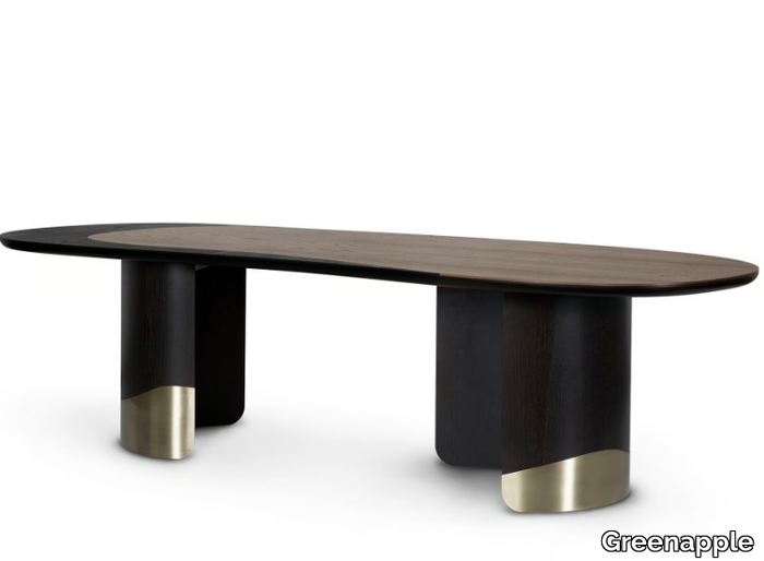 ARMONA - Wood veneer dining table _ Greenapple