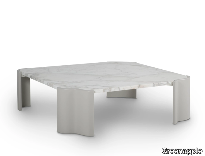 SALEMAS - Square Statuary marble coffee table _ Greenapple