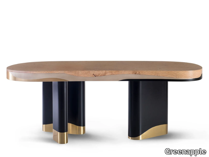 SISTELO - Oval oak table _ Greenapple