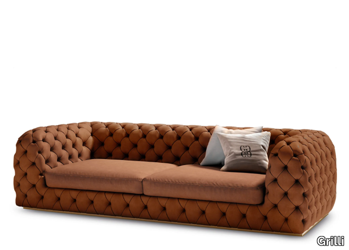 MOON - 3 seater tufted sofa _ Grilli