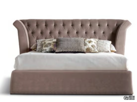 SHELL - Bed with tufted headboard _ Grilli