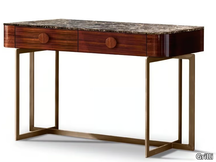 YORK - Rectangular console table with drawers _ Grilli