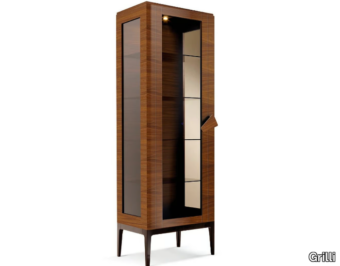 ZARAFA - Display cabinet with integrated lighting _ Grilli