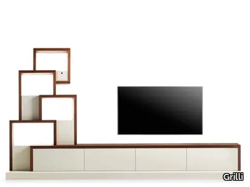 MY CAT - Modular TV cabinet with shelves _ Grilli