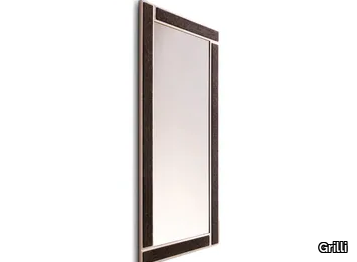 SNAKE - Rectangular framed wall-mounted mirror _ Grilli