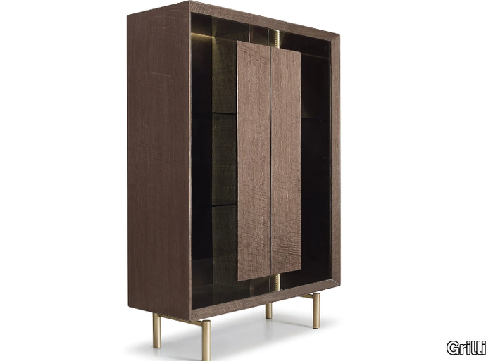 QUADRO - Display cabinet with integrated lighting _ Grilli