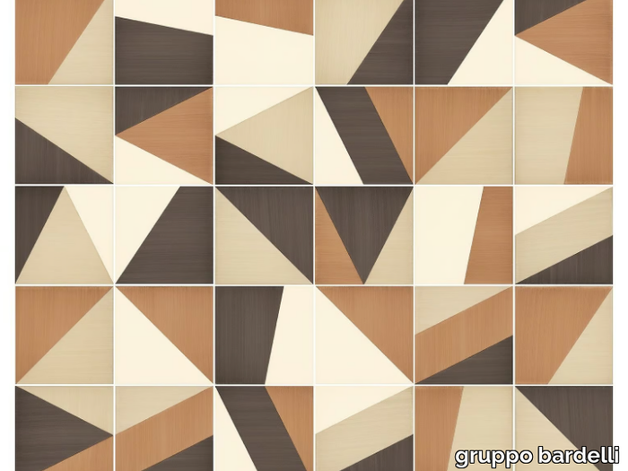 TANGRAM 1 - Glazed porcelain stoneware wall tiles / flooring _ gruppo bardelli