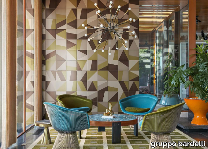 TANGRAM - Glazed porcelain stoneware wall tiles / flooring _ gruppo bardelli