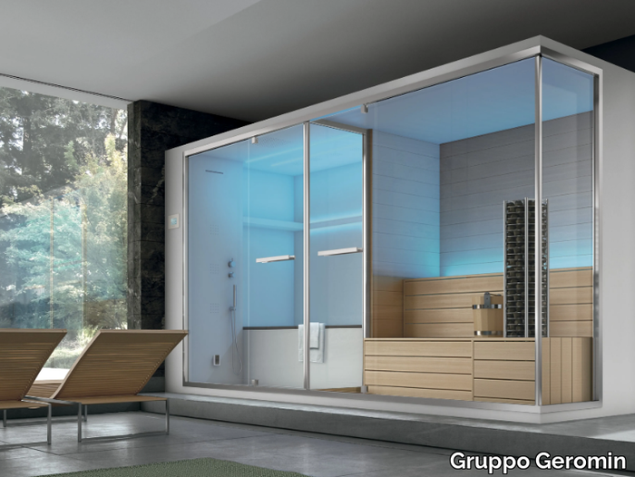 OLIMPO - Sauna / turkish bath with bathub _ Gruppo Geromin