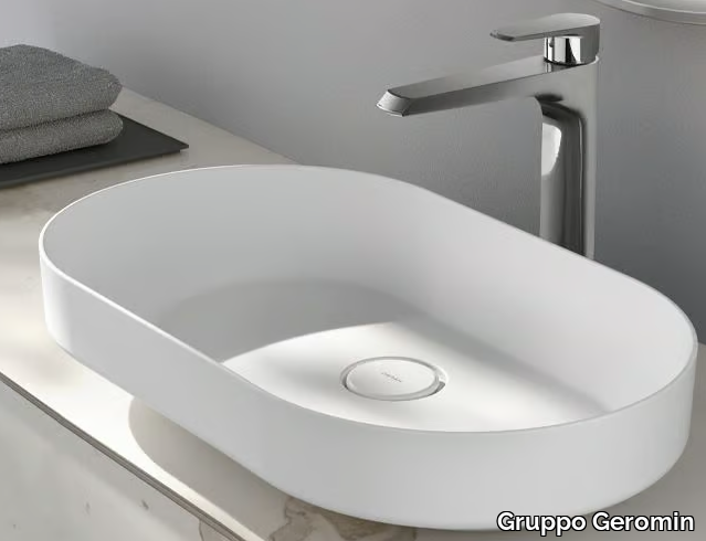 ALBO - Countertop ceramic washbasin _ Gruppo Geromin