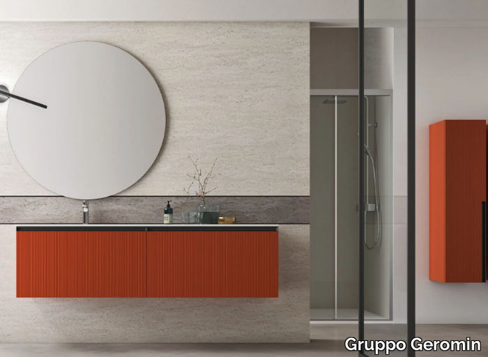 ELITE ELI03 - Wall-mounted vanity unit with drawers _ Gruppo Geromin