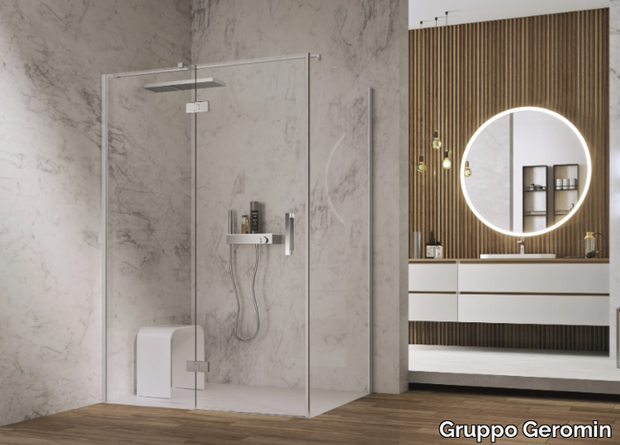 STYLÉ - Rectangular crystal shower cabin _ Gruppo Geromin