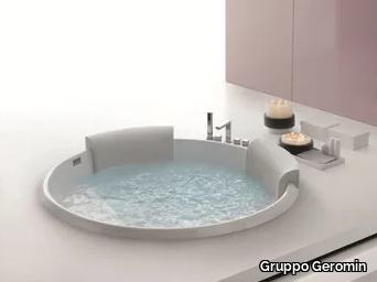 BOLLA T 160 - Hydromassage round bathtub _ Gruppo Geromin