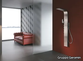 LAMA METAL - Thermostatic shower panel _ Gruppo Geromin