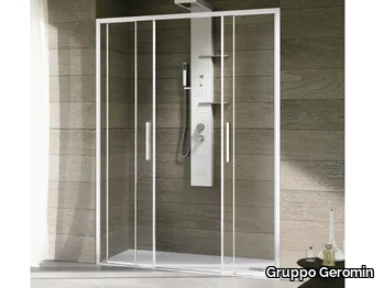 TIME - Niche shower cabin with sliding door _ Gruppo Geromin