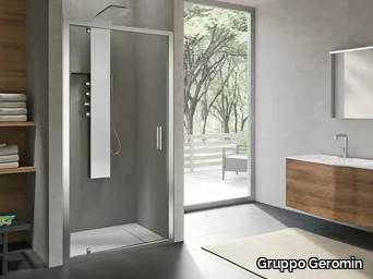 FORTY - Niche shower cabin with pivot door _ Gruppo Geromin