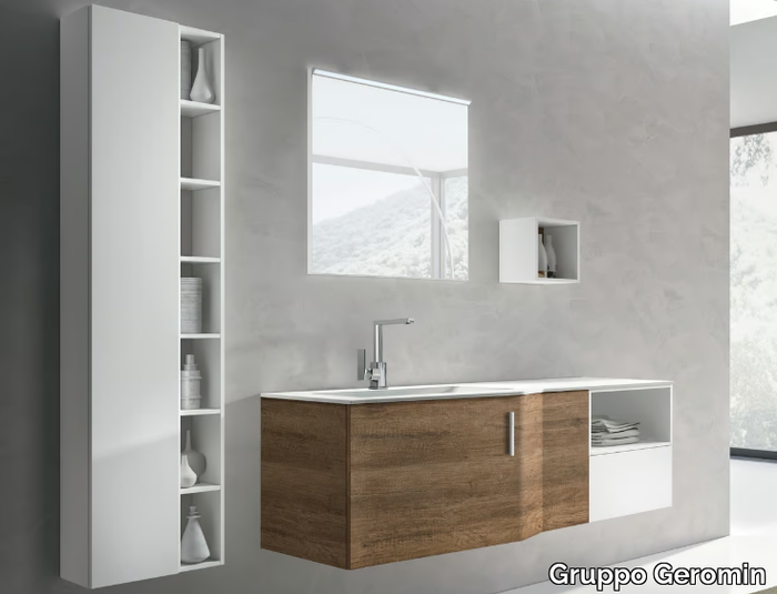 STR8 108 - Wall-mounted vanity unit with drawers _ Gruppo Geromin