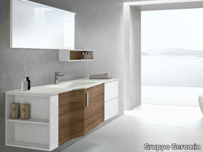 STR8 109 - Wall-mounted vanity unit with drawers _ Gruppo Geromin