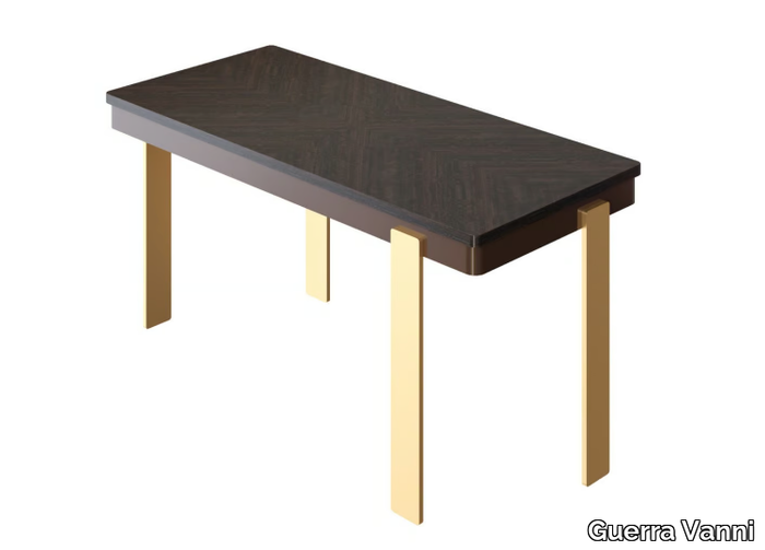 ZEUS - Rectangular wood veneer coffee table _ Guerra Vanni