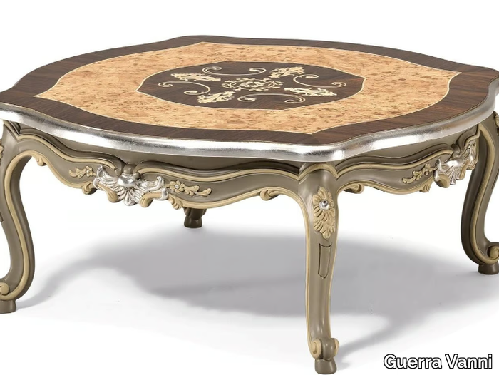 RE CARLO - Square solid wood coffee table _ Guerra Vanni