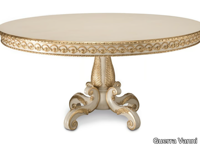 CLASSICO 1261 - Round solid wood table _ Guerra Vanni