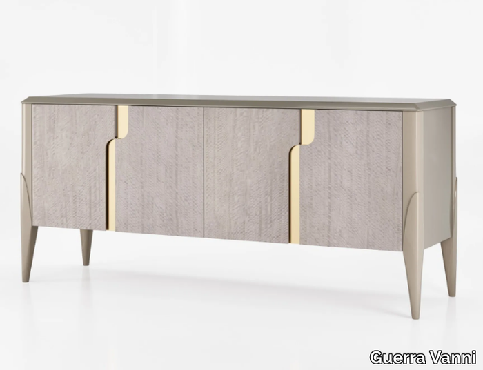 CLIZIA - Solid wood sideboard with doors _ Guerra Vanni