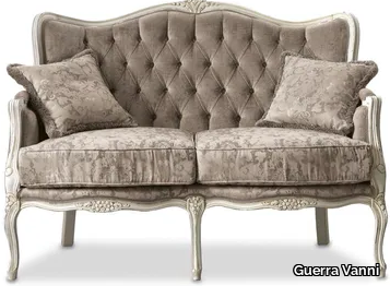 DEA - 2 seater tufted fabric sofa _ Guerra Vanni