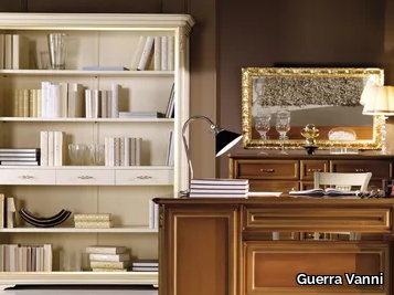 GRANT - Open solid wood bookcase with drawers _ Guerra Vanni