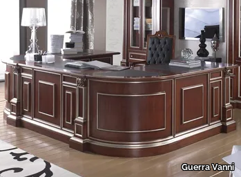 KING - Solid wood executive desk with drawers _ Guerra Vanni