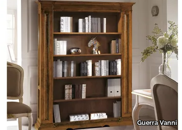 JOEL - Open solid wood bookcase _ Guerra Vanni