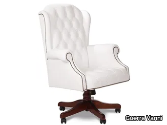 JOHNSON - Fabric executive chair with 5-spoke base with castors _ Guerra Vanni