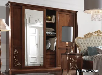 INCANTO - Solid wood wardrobe with drawers _ Guerra Vanni