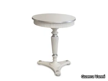 CLASSICO 1177L - Round solid wood high side table _ Guerra Vanni