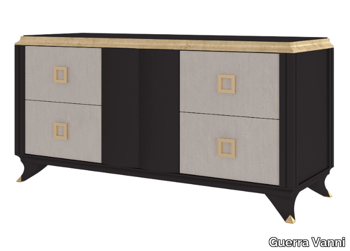 KARL - Wood veneer sideboard with drawers _ Guerra Vanni